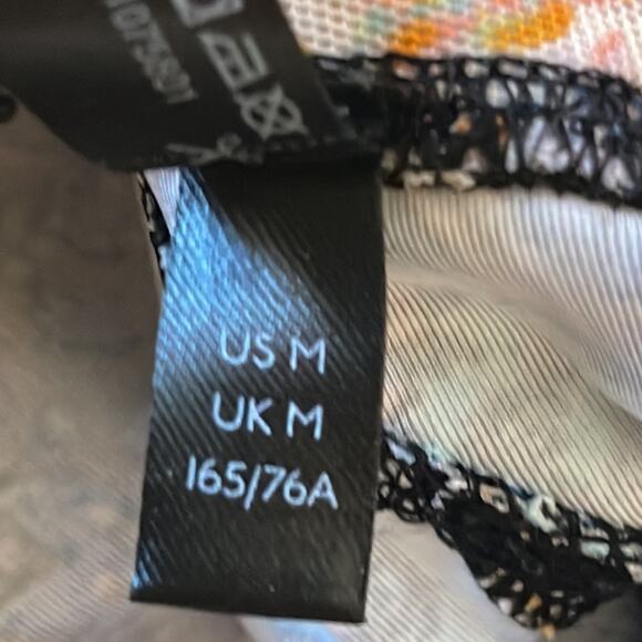 Free People Movement Navy Floral Leggings Medium - Picture 12 of 12